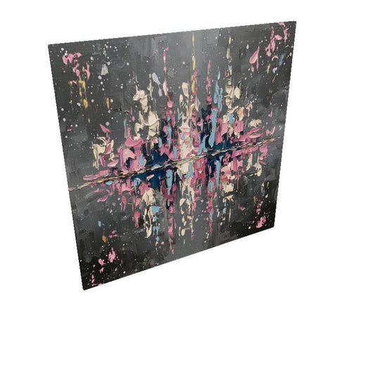 Reflections Of The City | Electric On My Mind | Abstract Wall Art | Angela Clare