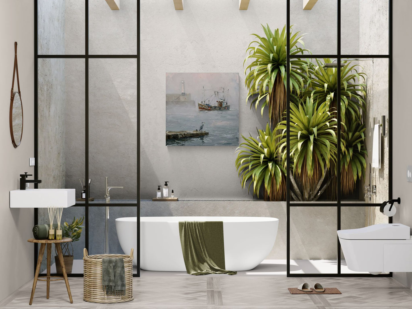 Whats For Tea ? | Harbour Coastal Wall Art | Angela Clare