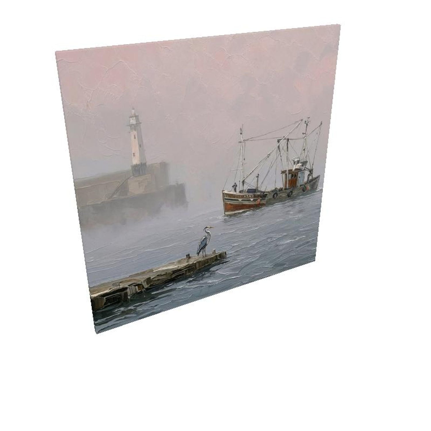 Harbour Atmospheric |Marine Harbour Wall Art |Angela Clare