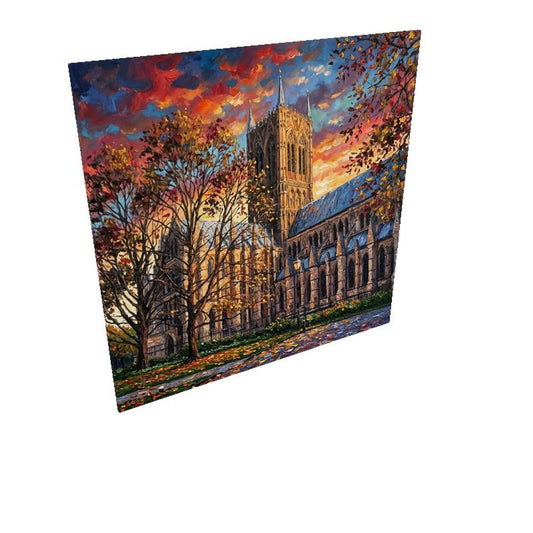 Lincoln Cathedral - Autumn Evening Glow