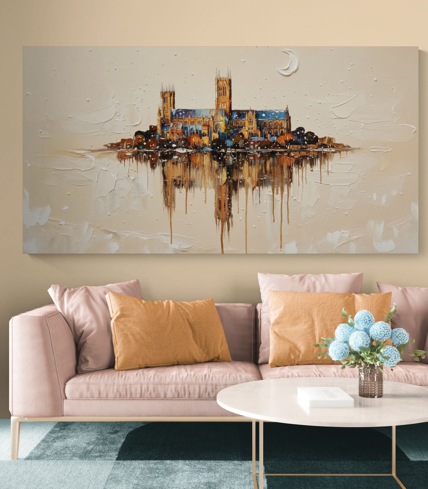Lincoln Cathedral Reflections  |Lincoln Cathedral Wall Art | Angela Clare