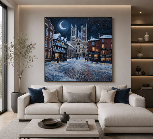 Lincoln Cathedral Quarter - A Winters Tale