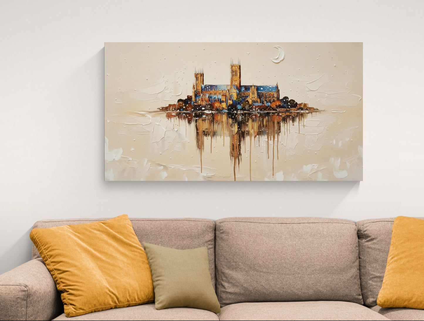Lincoln Cathedral Reflections  |Lincoln Cathedral Wall Art | Angela Clare