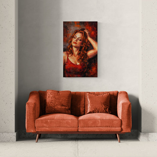 Life Goes On |Expressive Female Wall Art |Angela Clare
