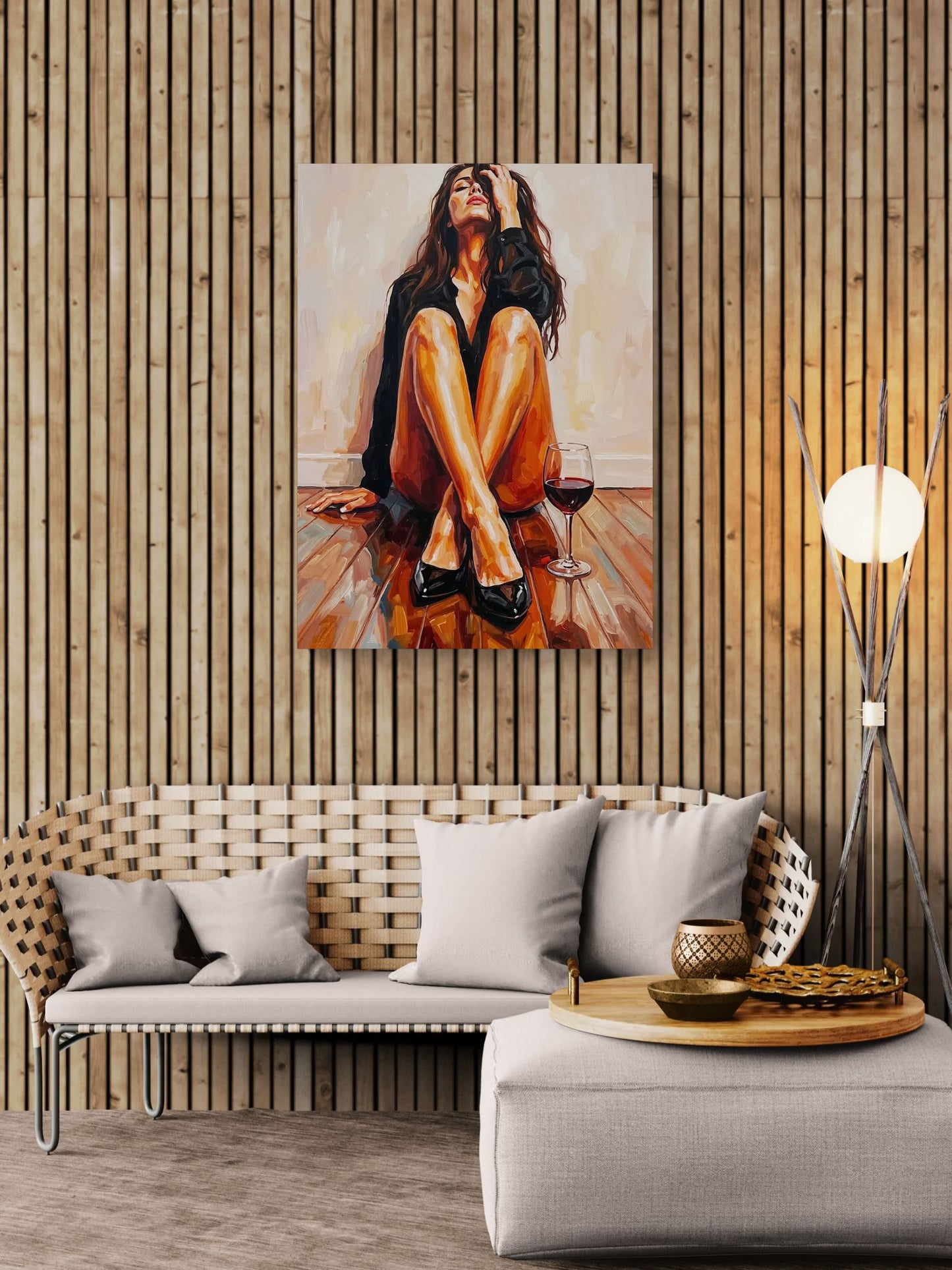 Somewhere In Between |Emotional Female Body Wall Art | Angela Clare