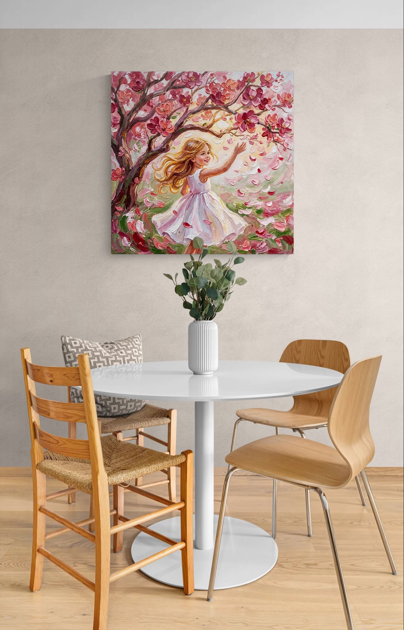 Once Upon A Time - Spring The Smallest Things | Blossom Tree Modern Wall Art | Angela Clare