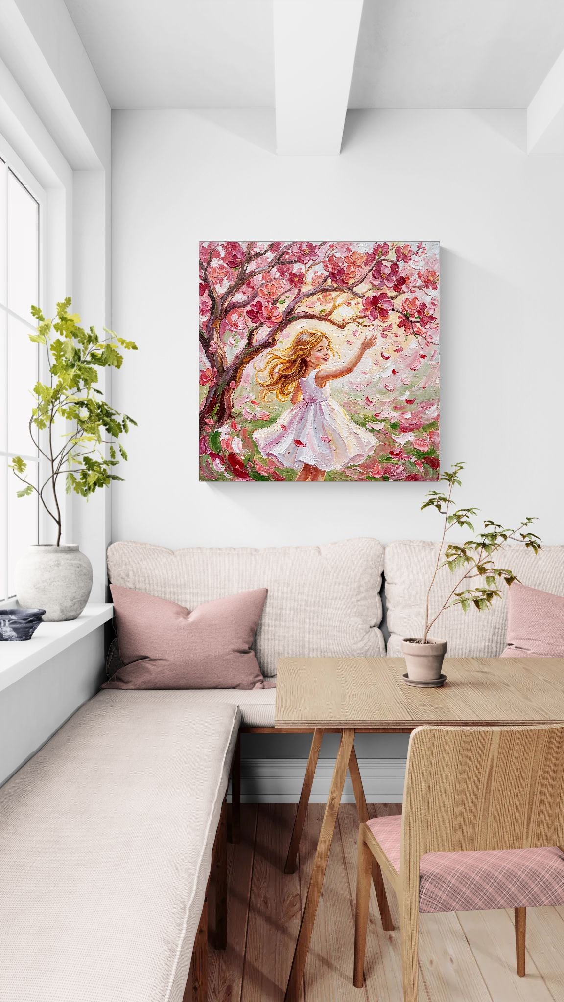 Once Upon A Time - Spring The Smallest Things | Blossom Tree Modern Wall Art | Angela Clare