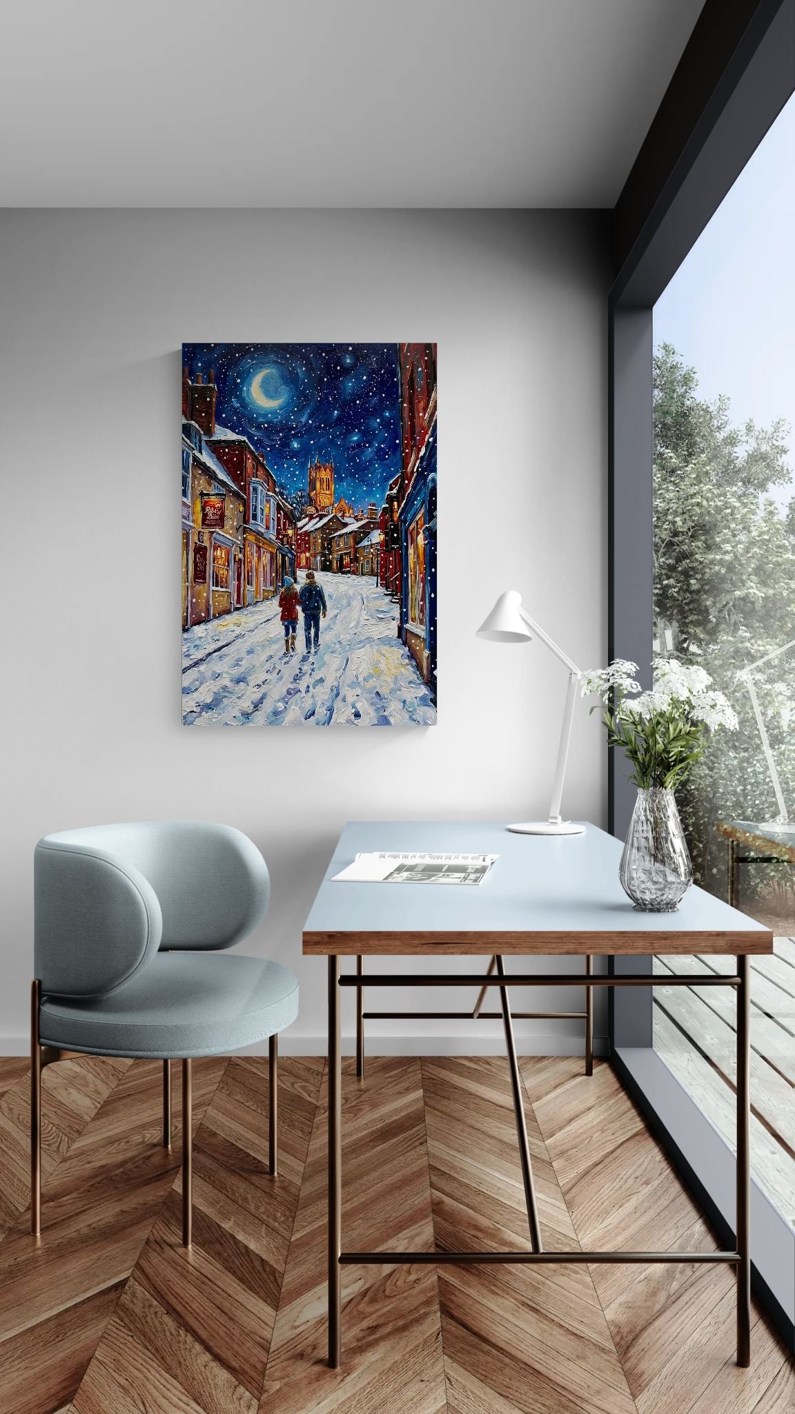 Lincoln - Steep Hill  |Lincoln Cathedral Wall Art | Angela Clare