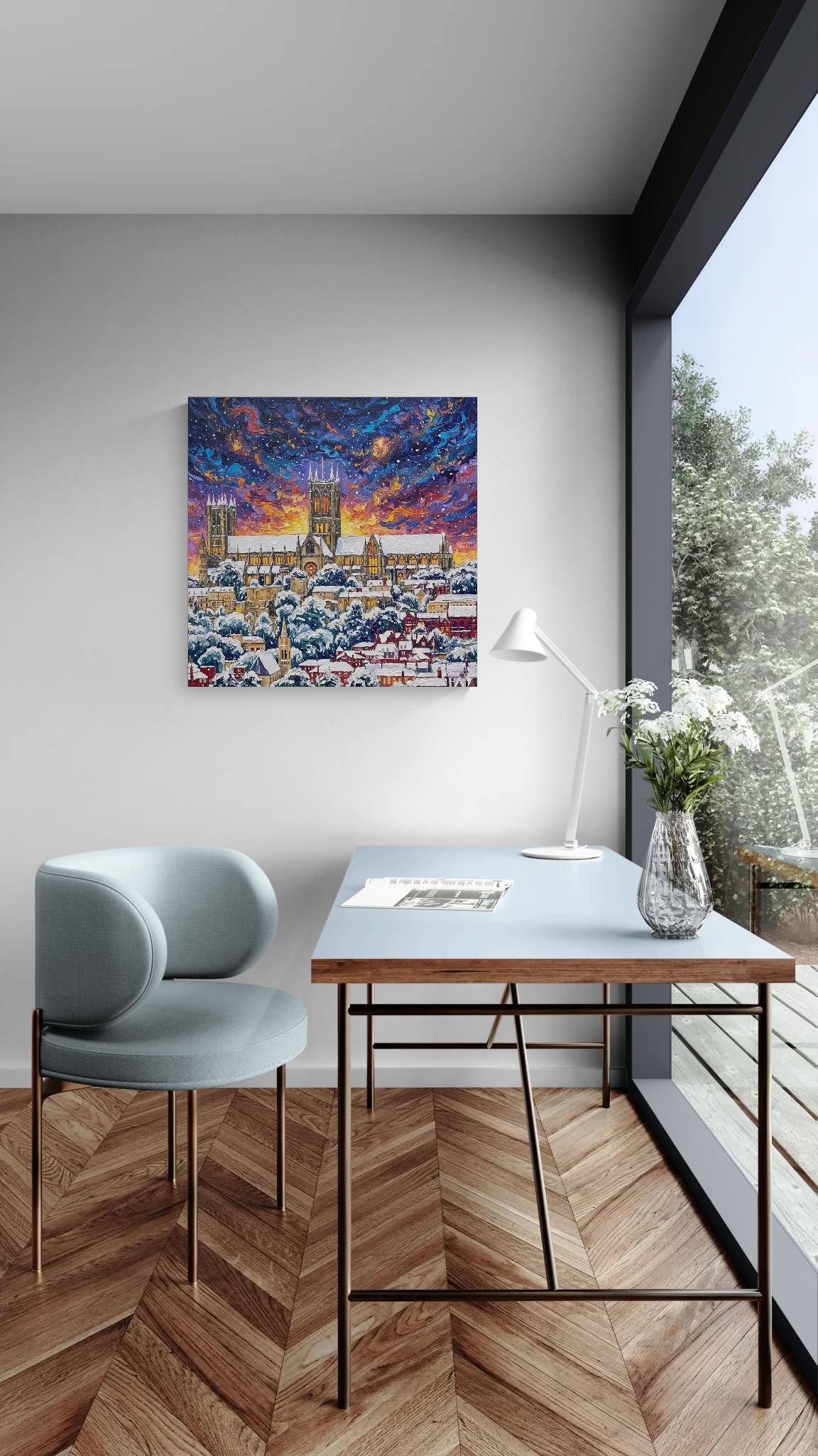 Lincoln Cathedral - Guided ByThe Light | Modern Wall Art Angela Clare
