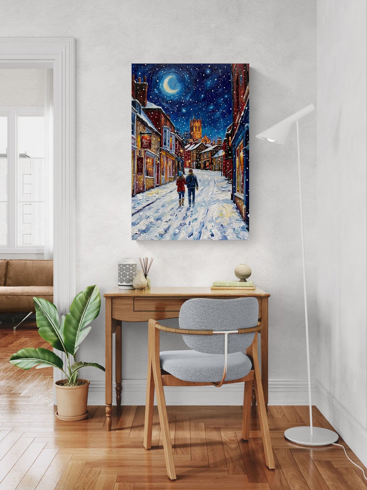 Lincoln - Steep Hill  |Lincoln Cathedral Wall Art | Angela Clare