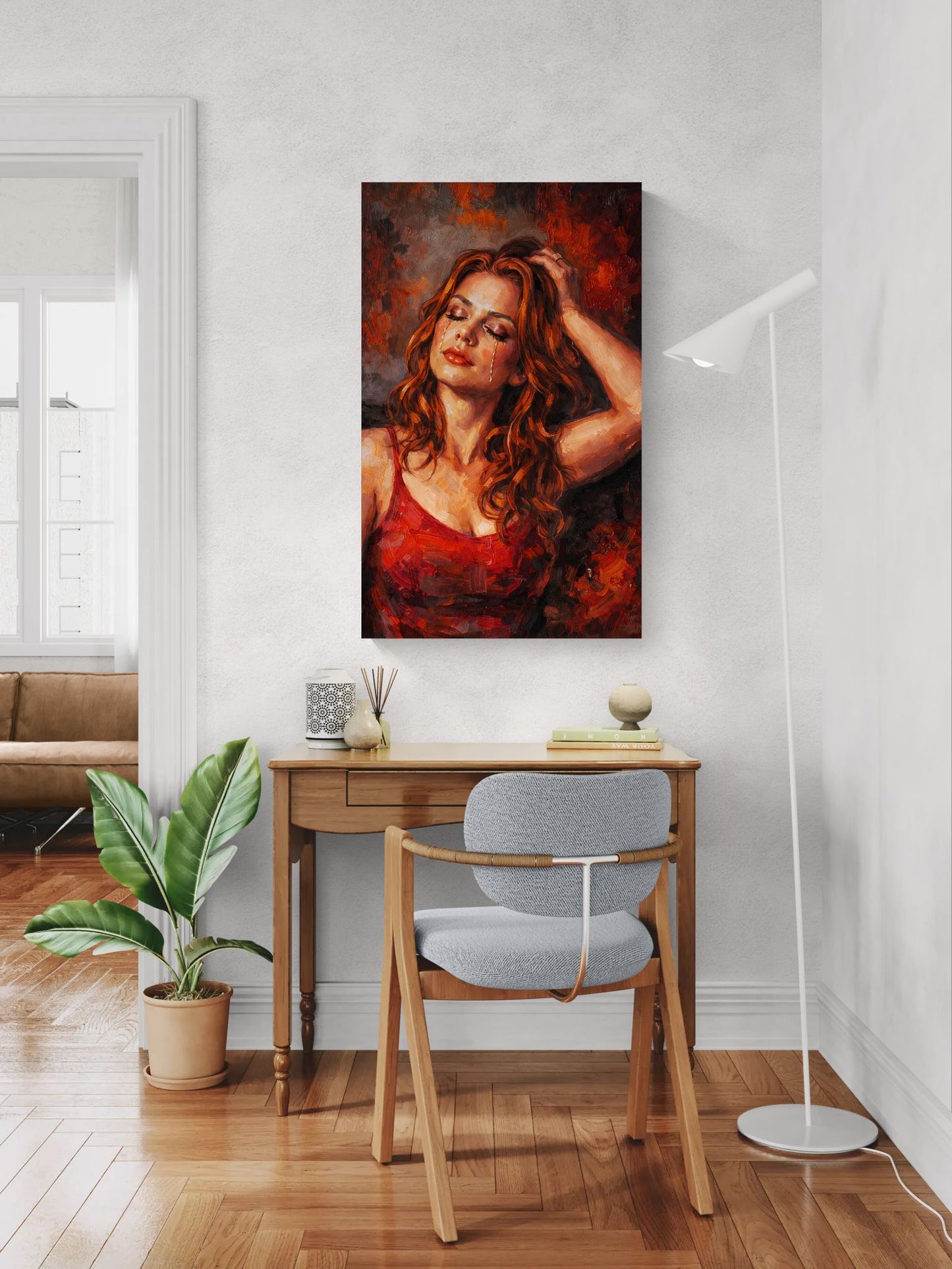 Life Goes On |Expressive Female Wall Art |Angela Clare