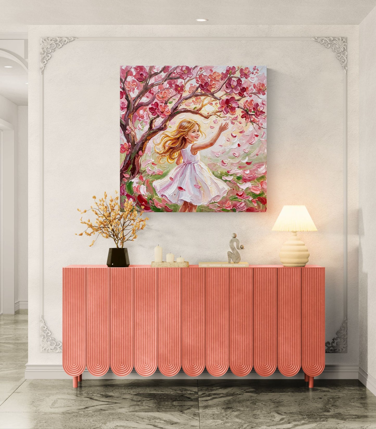 Once Upon A Time - Spring The Smallest Things | Blossom Tree Modern Wall Art | Angela Clare