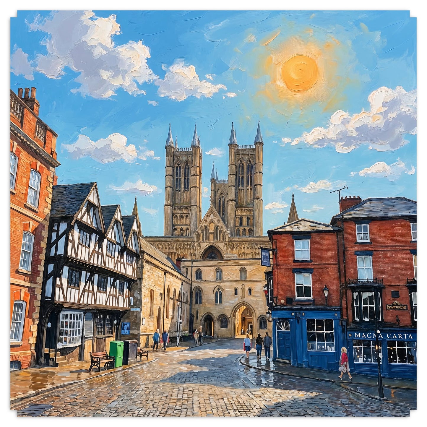 Lincoln - Sunshine After The Rain | Modern Wall Art | Angela Clare