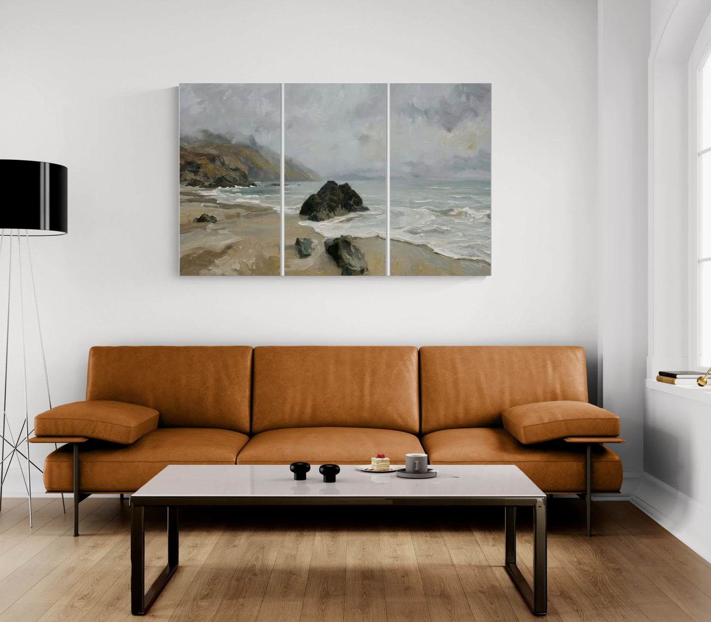 Whispers of the Shore | Coastal Wall Art | Angela Clare | 3 Panel
