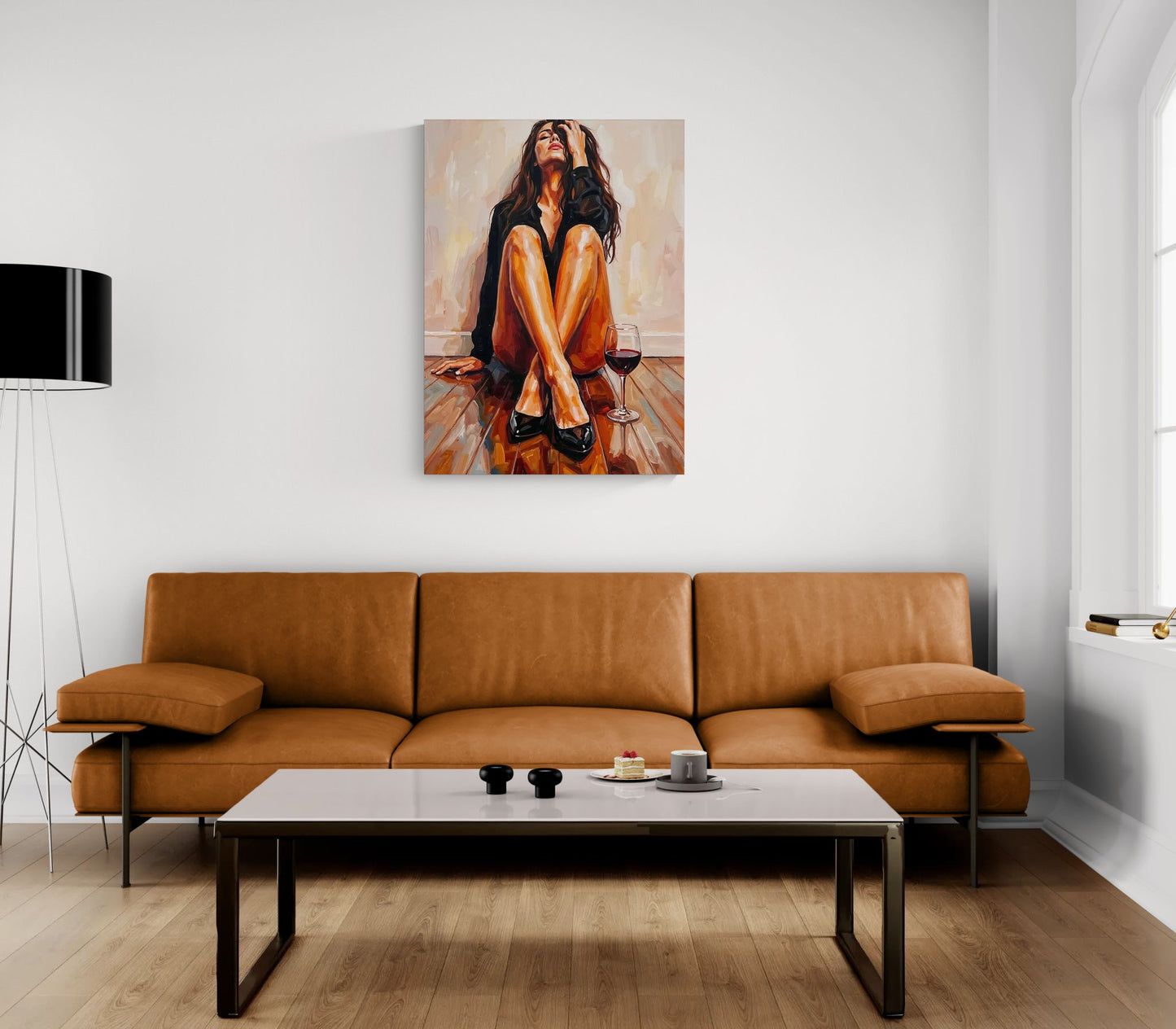 Somewhere In Between |Emotional Female Body Wall Art | Angela Clare