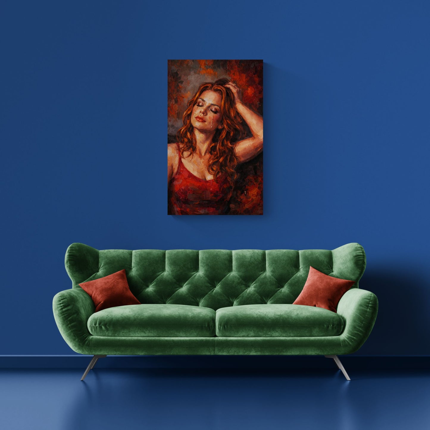 Life Goes On |Expressive Female Wall Art |Angela Clare