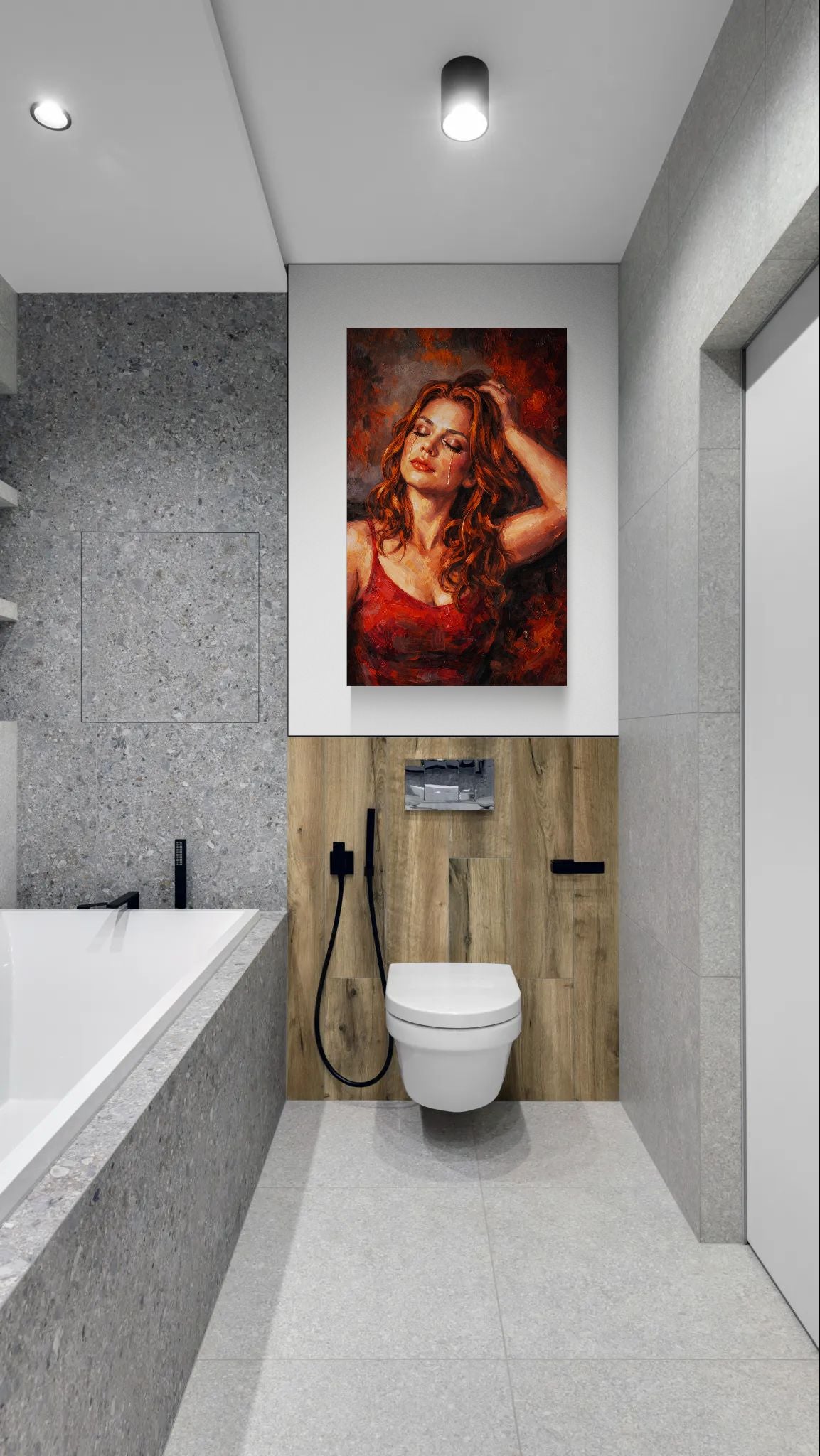 Life Goes On |Expressive Female Wall Art |Angela Clare