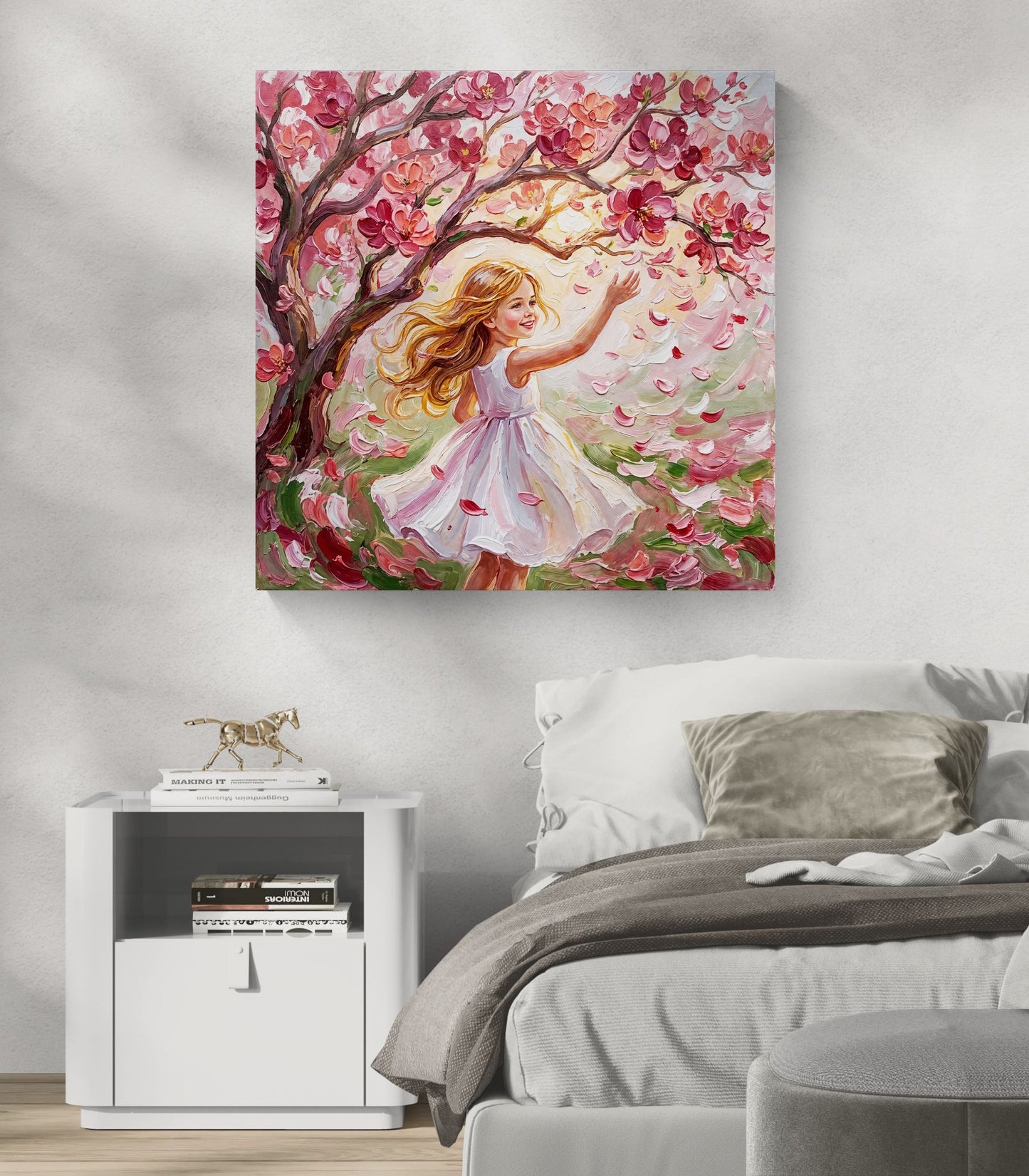 Once Upon A Time - Spring The Smallest Things | Blossom Tree Modern Wall Art | Angela Clare