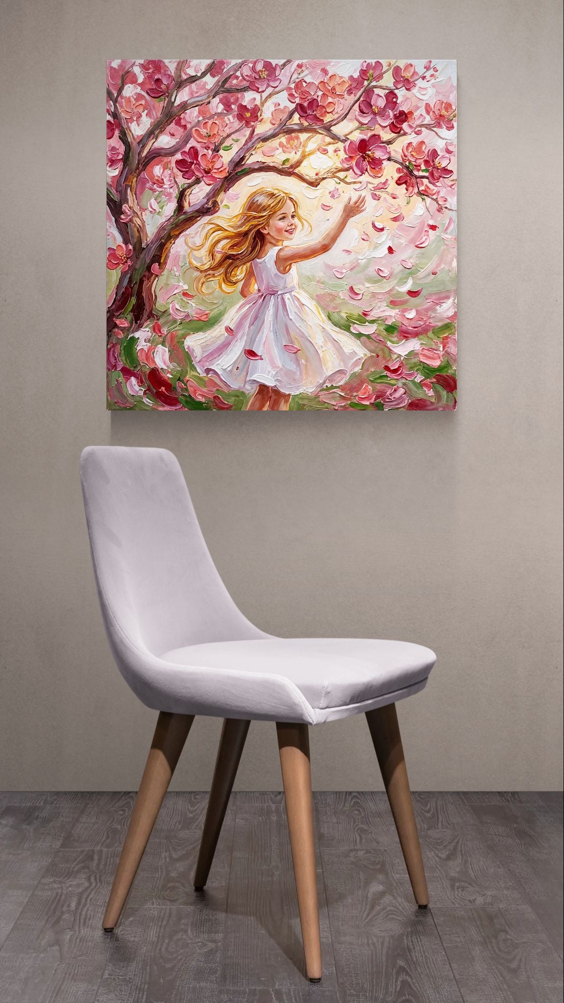 Once Upon A Time - Spring The Smallest Things | Blossom Tree Modern Wall Art | Angela Clare