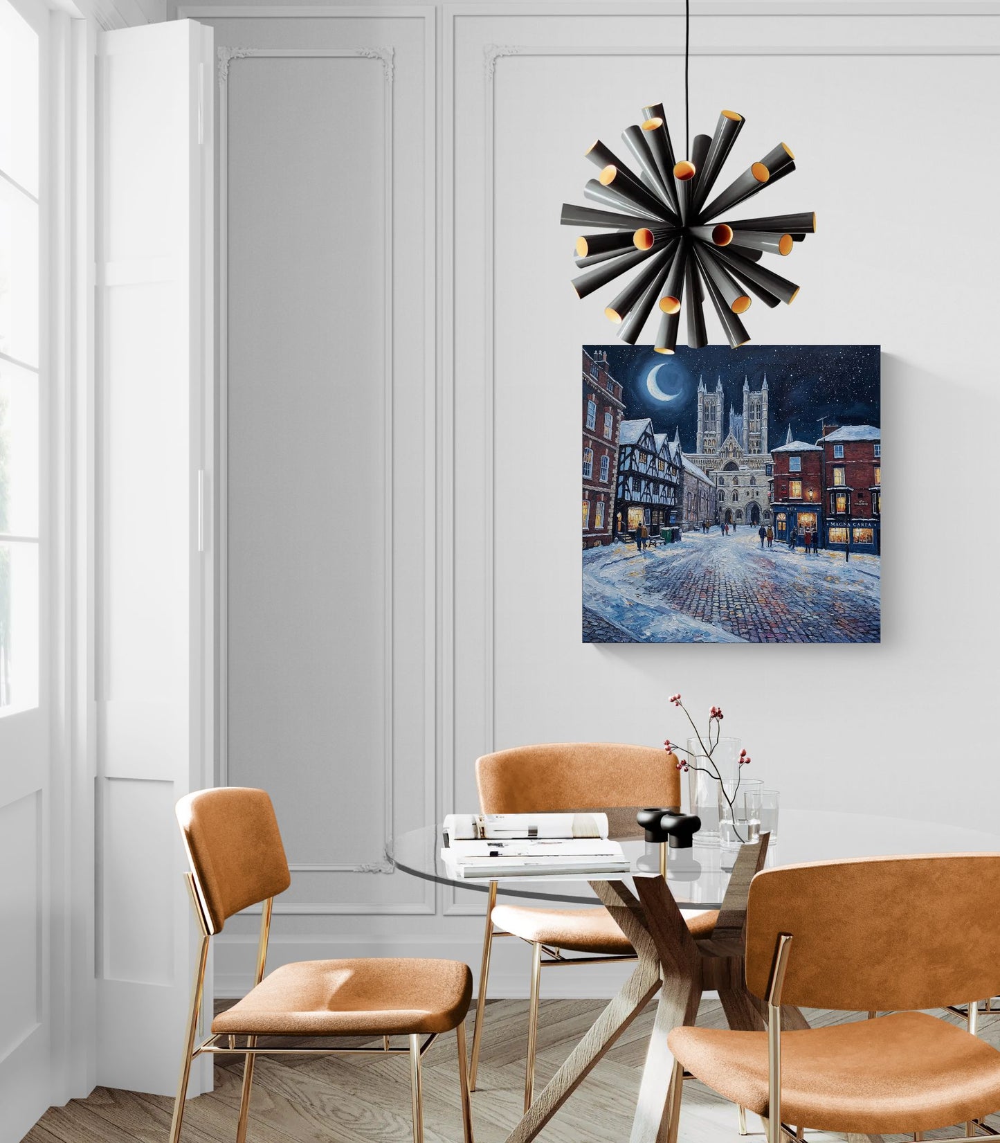 Lincoln Cathedral Quarter - A Winters Tale | Wall Art |Angela Clare