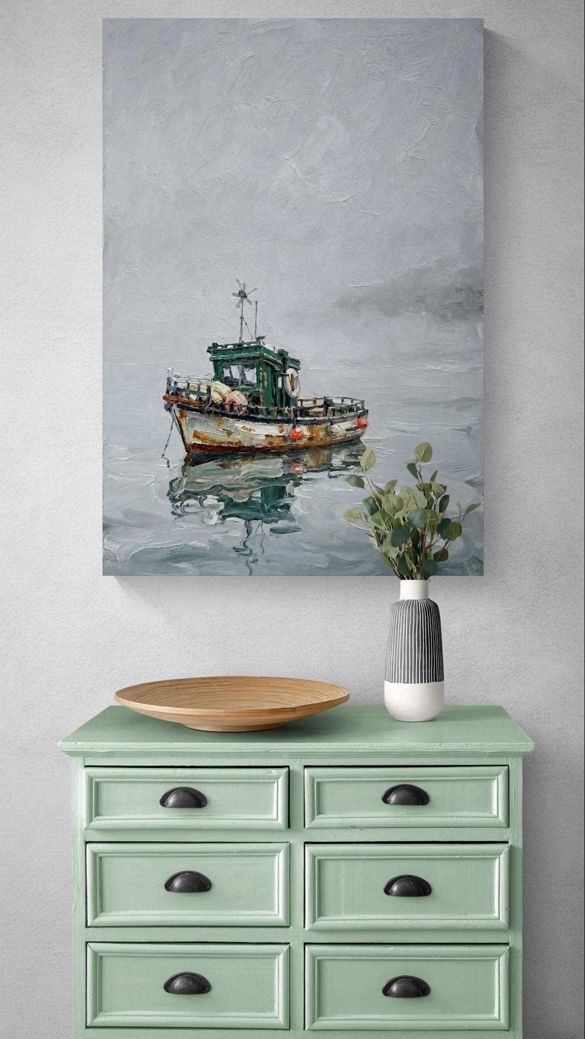 My Anchor In Life's Ocean | Marine Wall Art | Angela Clare