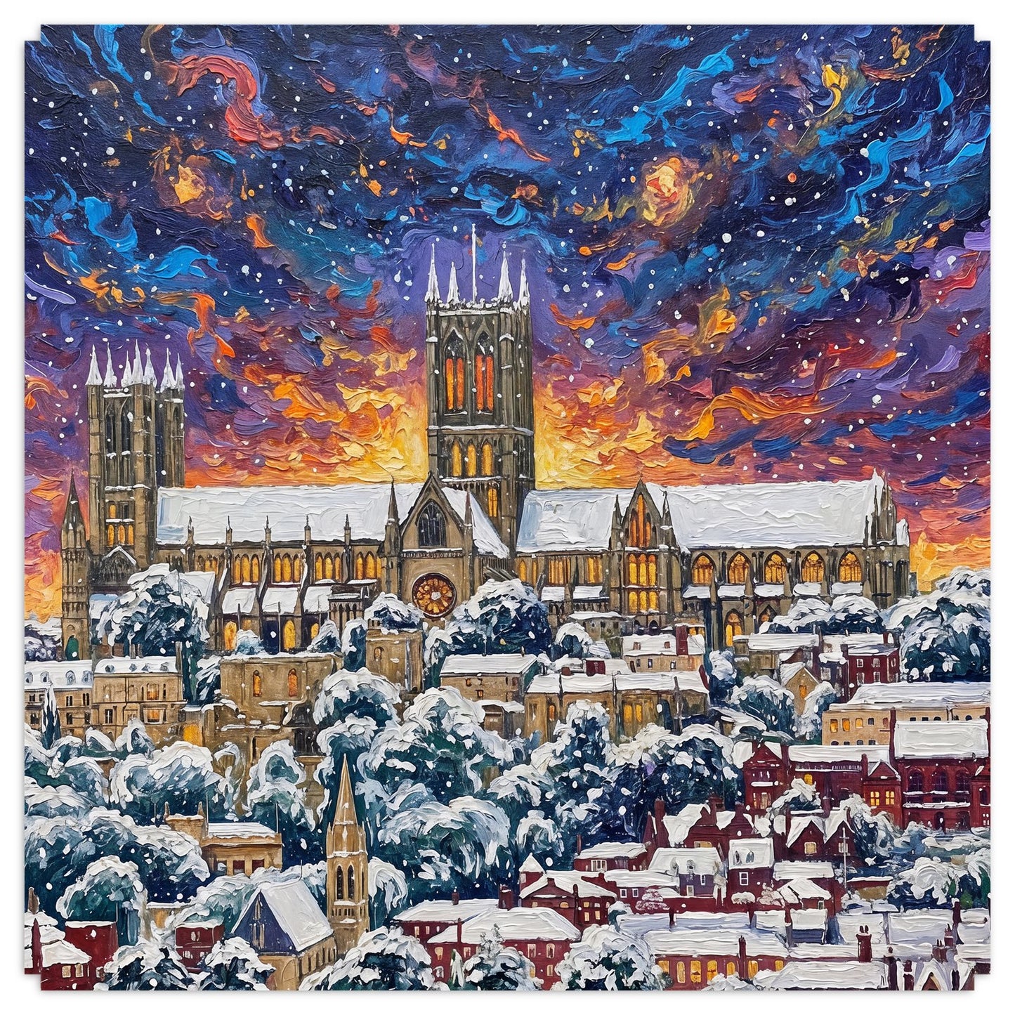Lincoln Cathedral - Guided ByThe Light | Modern Wall Art Angela Clare