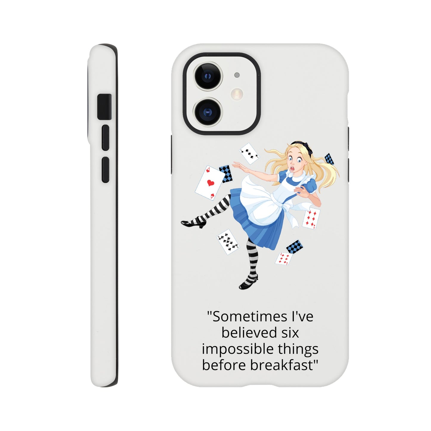 Alice in wonderland, breakfast Flexi case