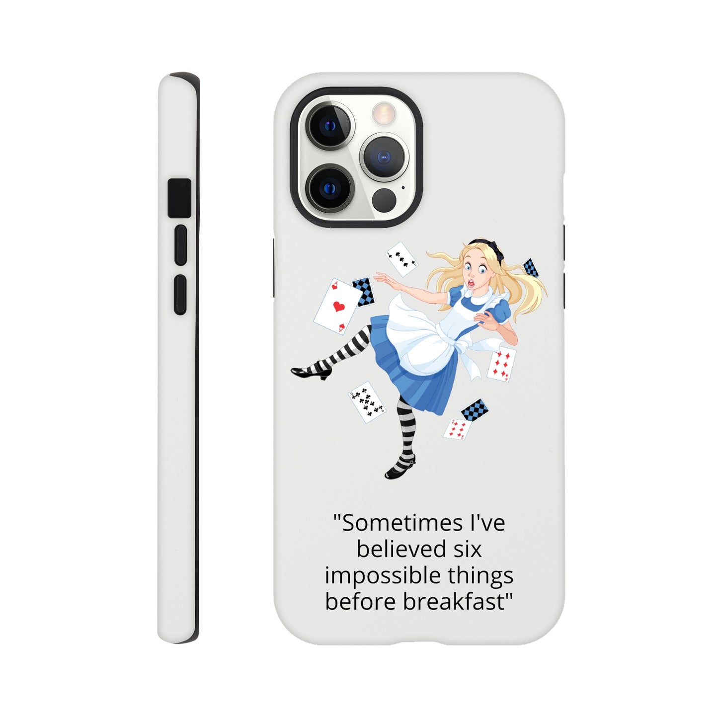 Alice in wonderland, breakfast Flexi case