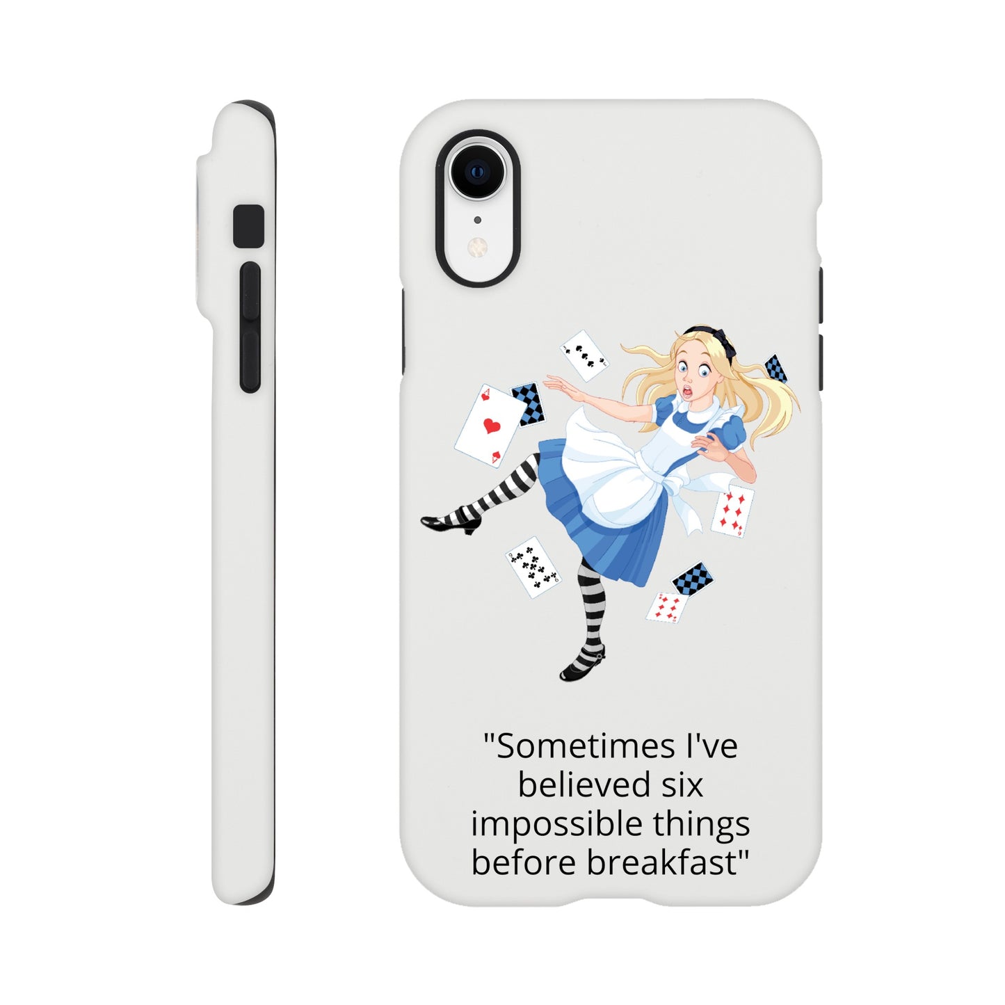 Alice in wonderland, breakfast Flexi case