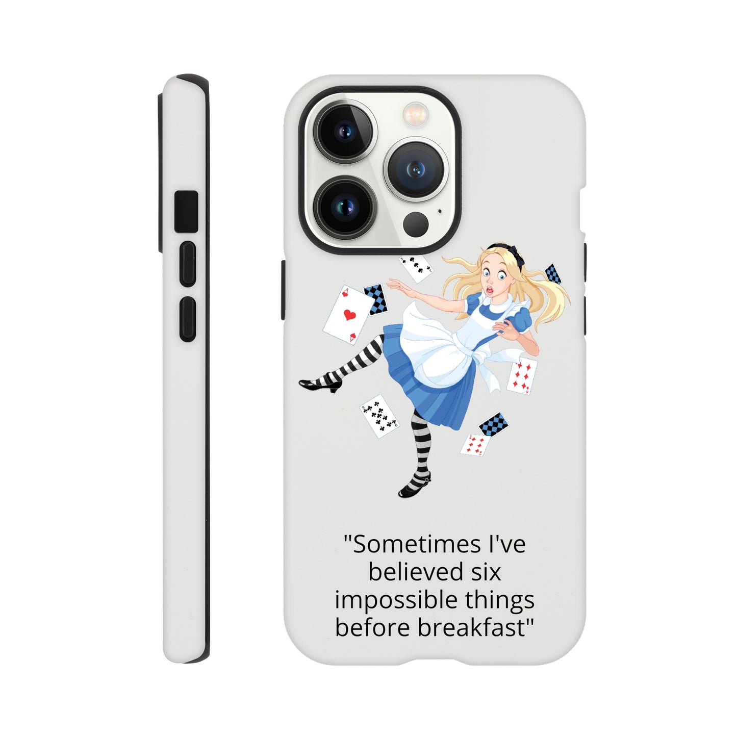 Alice in wonderland, breakfast Flexi case