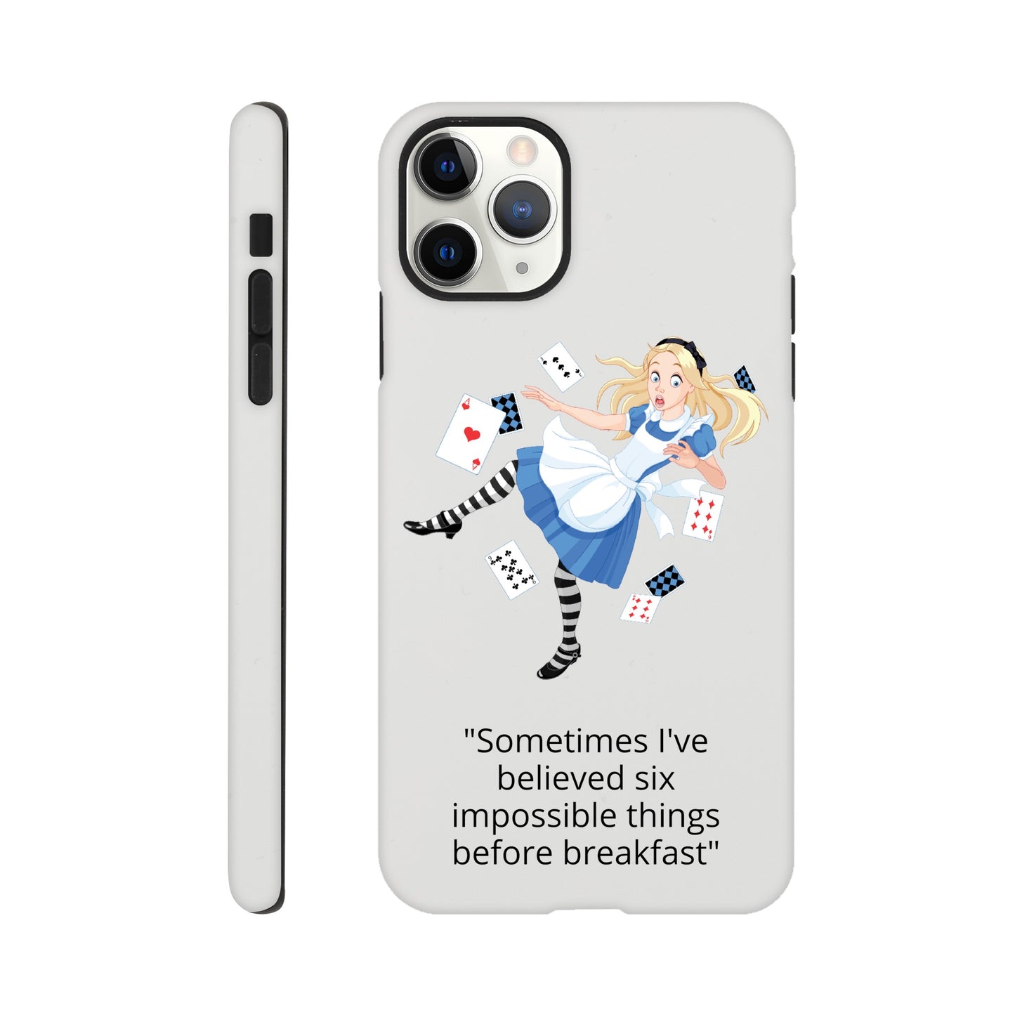 Alice in wonderland, breakfast Flexi case