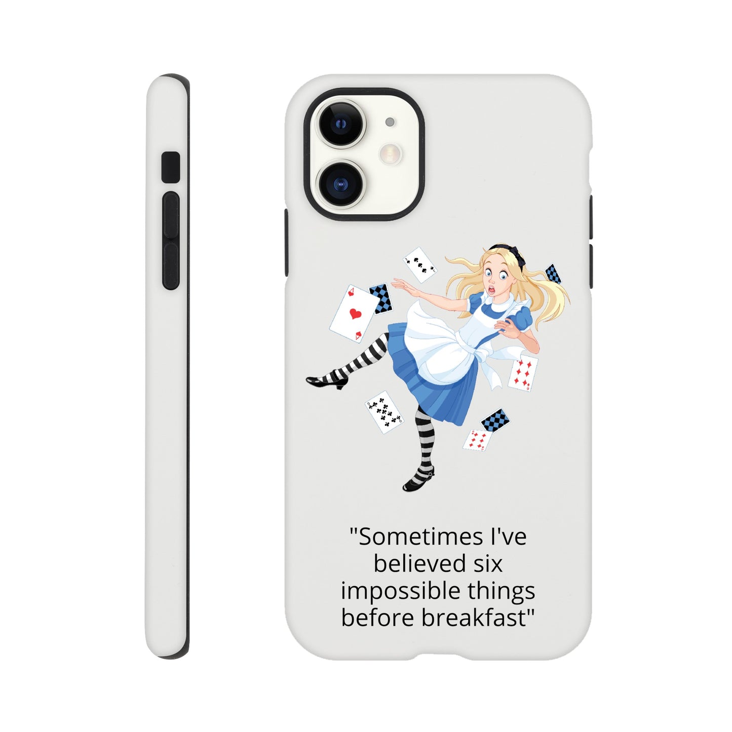 Alice in wonderland, breakfast Flexi case