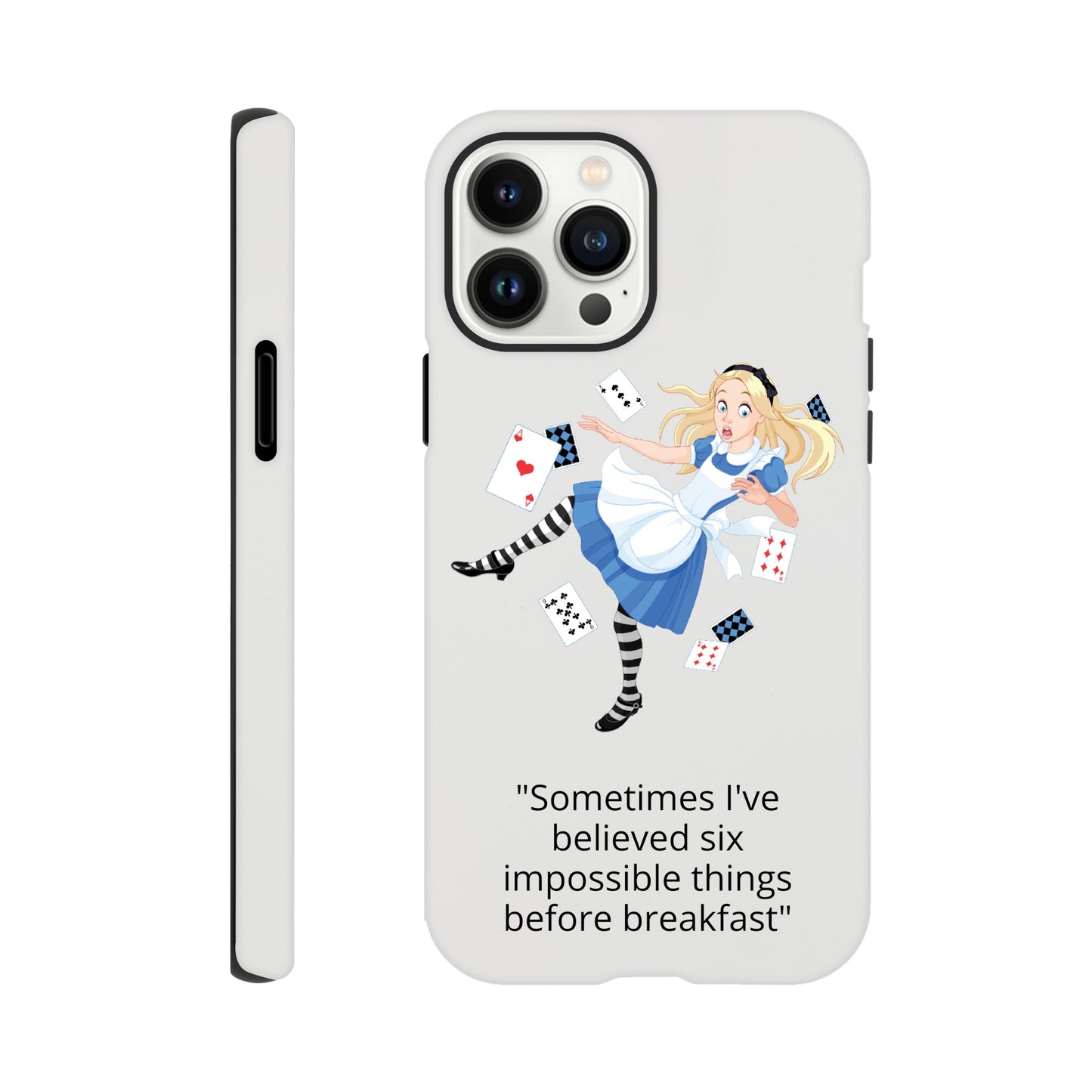 Alice in wonderland, breakfast Flexi case