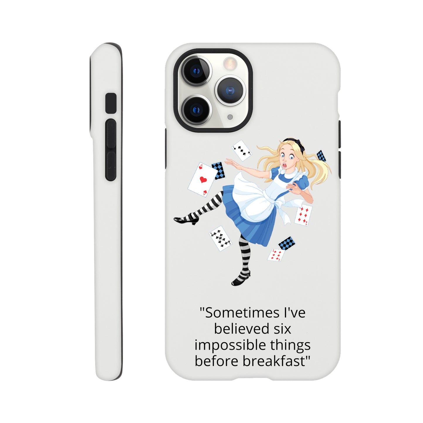 Alice in wonderland, breakfast Flexi case