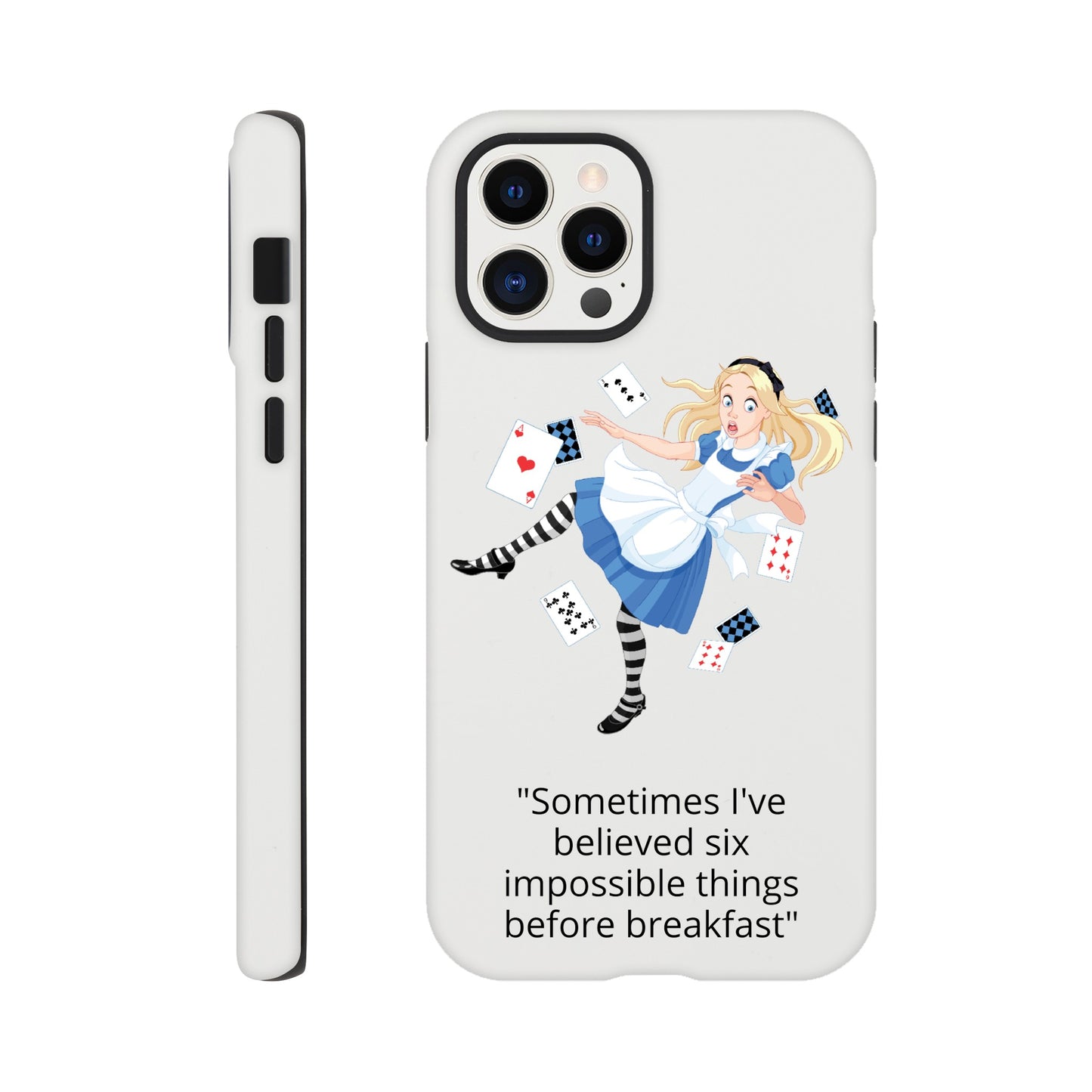 Alice in wonderland, breakfast Flexi case