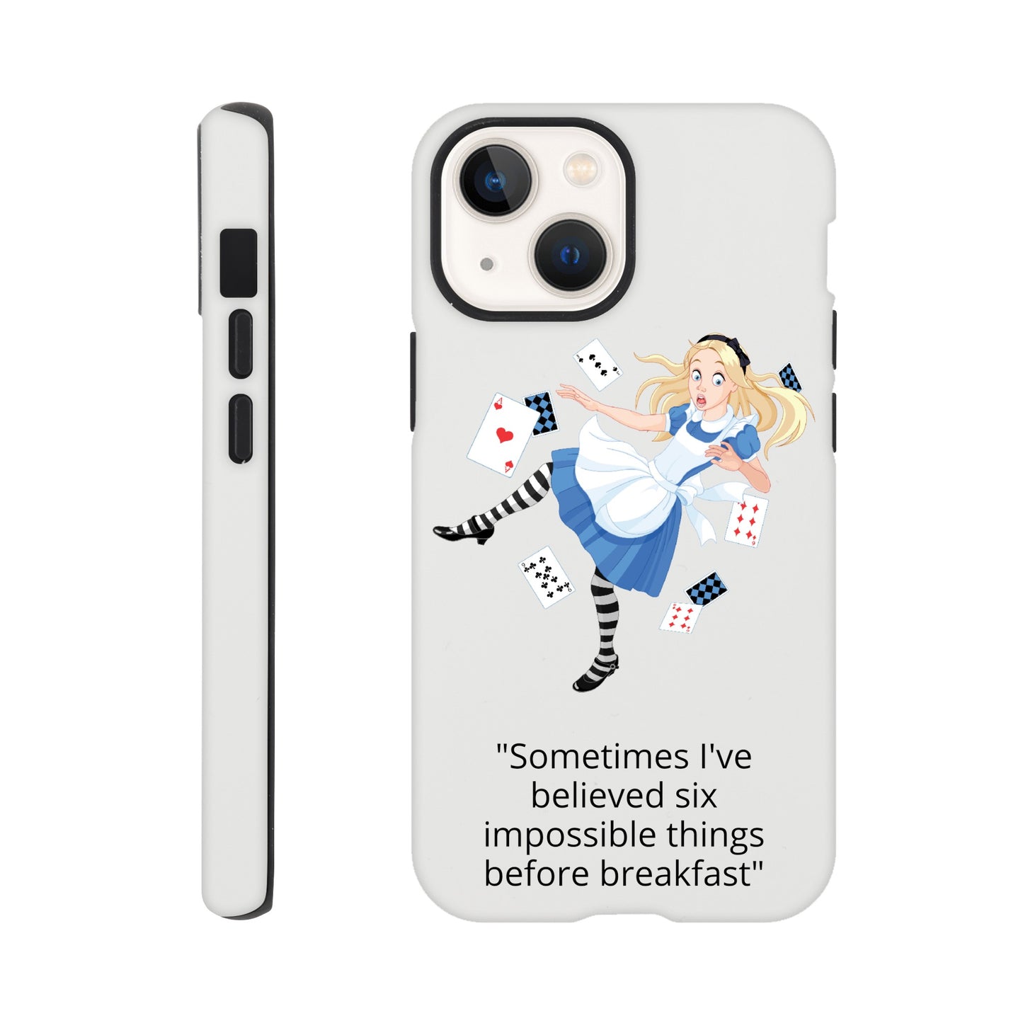 Alice in wonderland, breakfast Flexi case