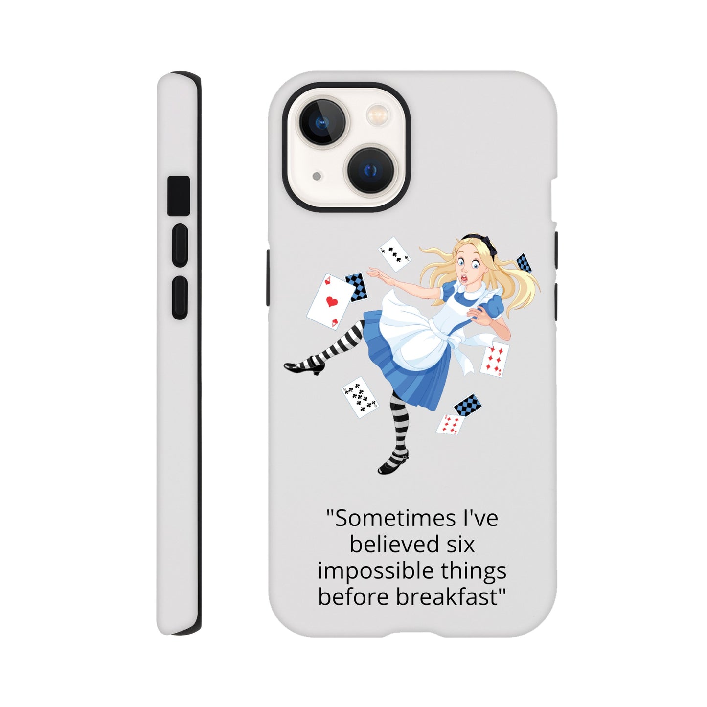 Alice in wonderland, breakfast Flexi case