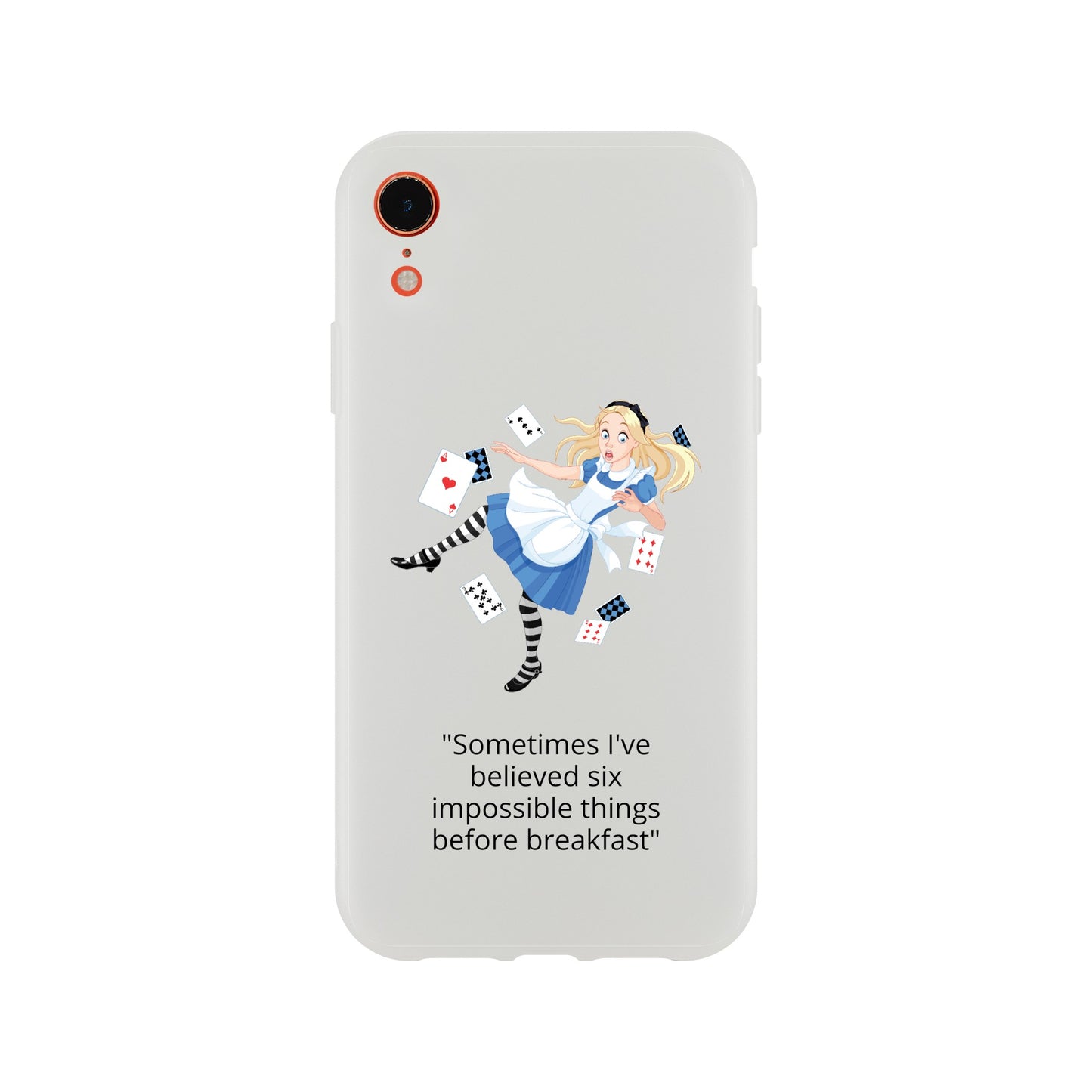 Alice in wonderland, breakfast Flexi case