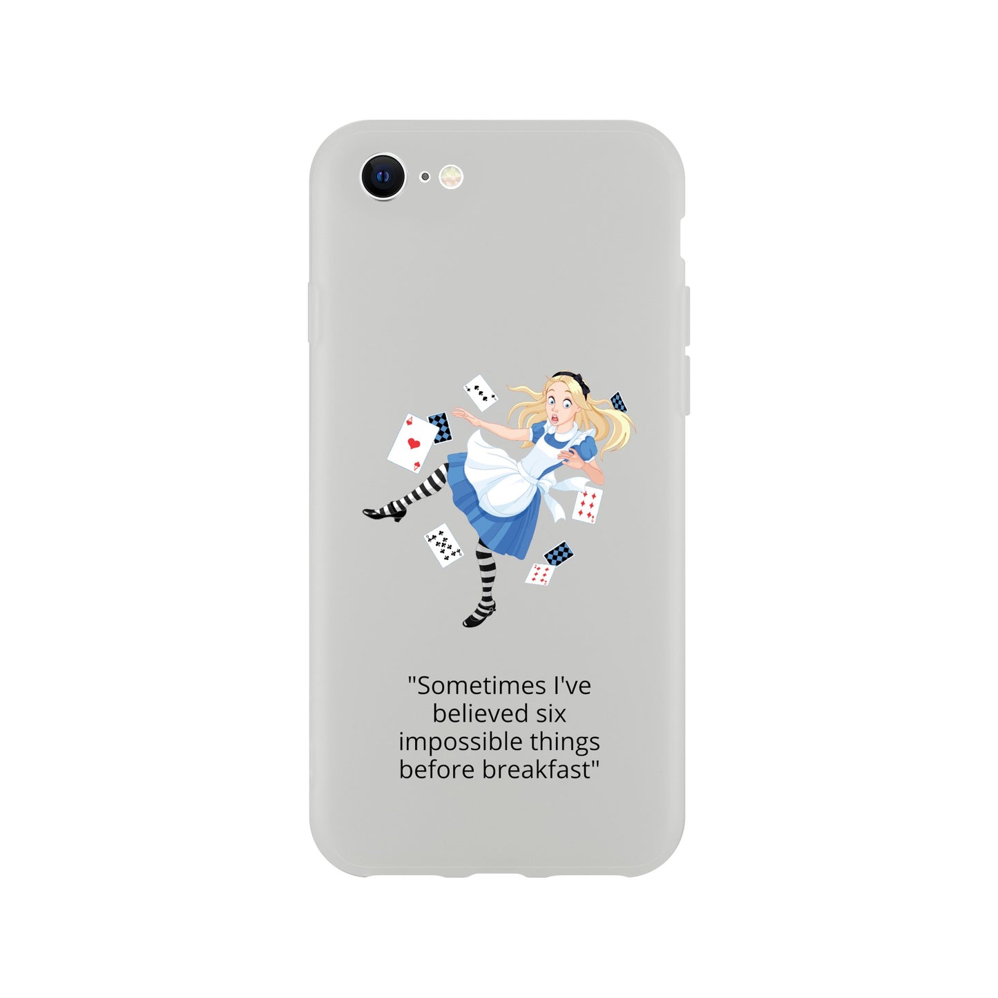 Alice in wonderland, breakfast Flexi case